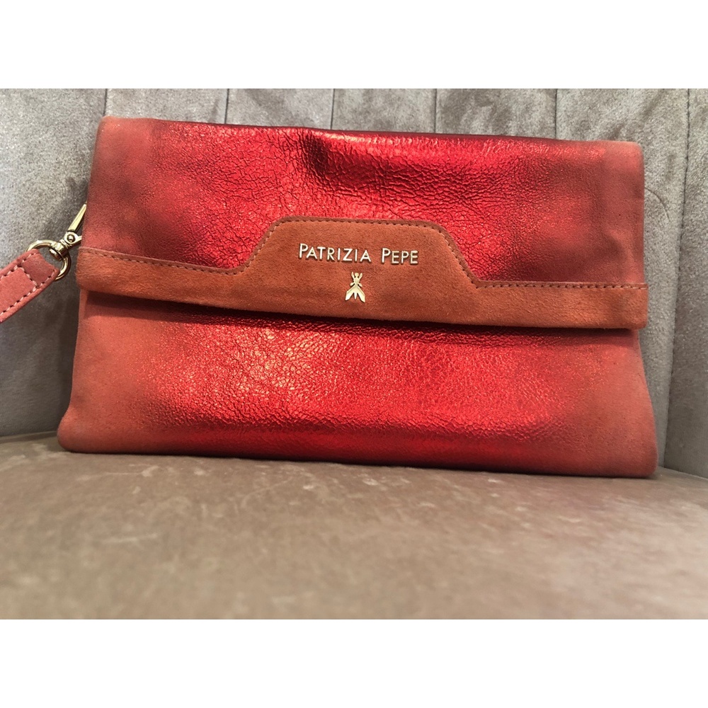 Patrizia Pepe Leather Clutch Bag